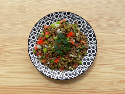 Griechischer Linsensalat