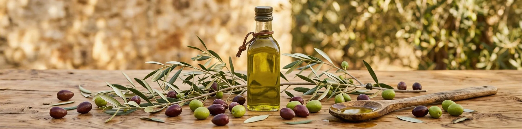 Olivenöl & hausgemachte Oliven