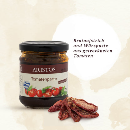 Tomatenpaste von Aristos als Brotaufstrich oder Würzpaste