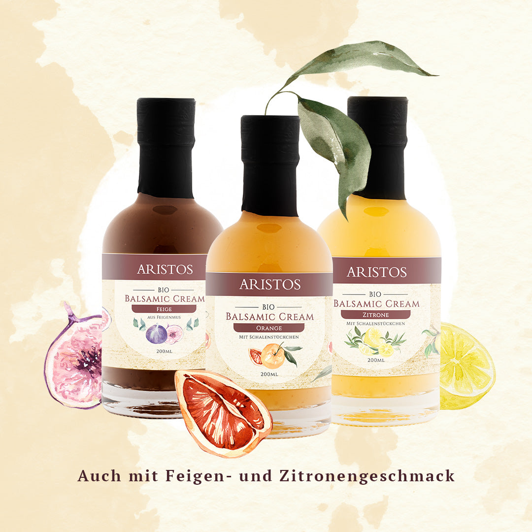 Biologische Balsamico Cremen Auswahl