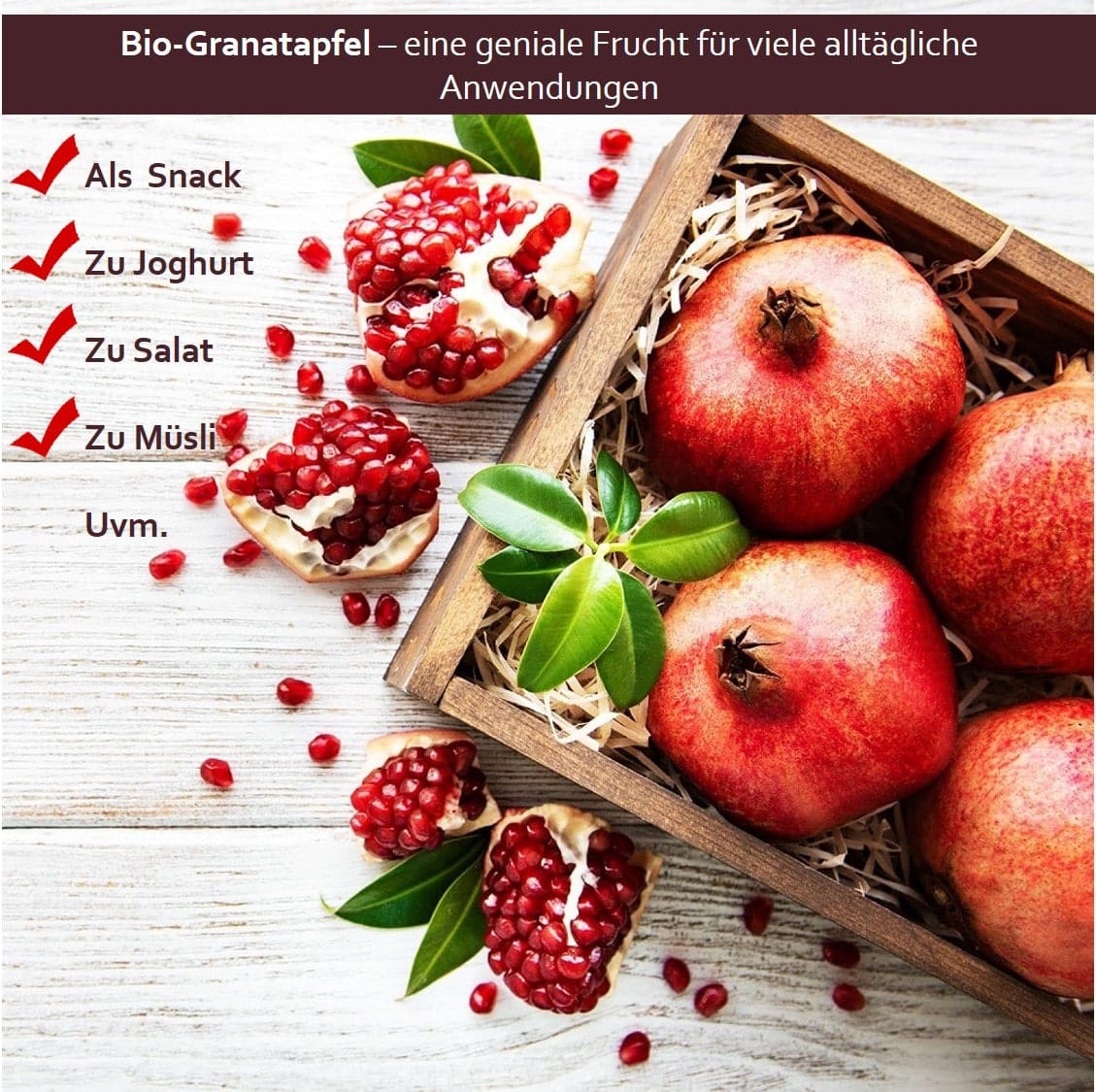 Anwendungen Granatapfel Aristos