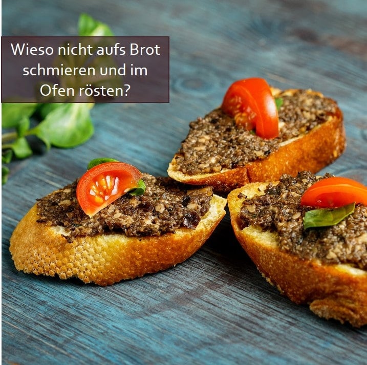 Aristos Olivenpaste mit gegrilltem Brot