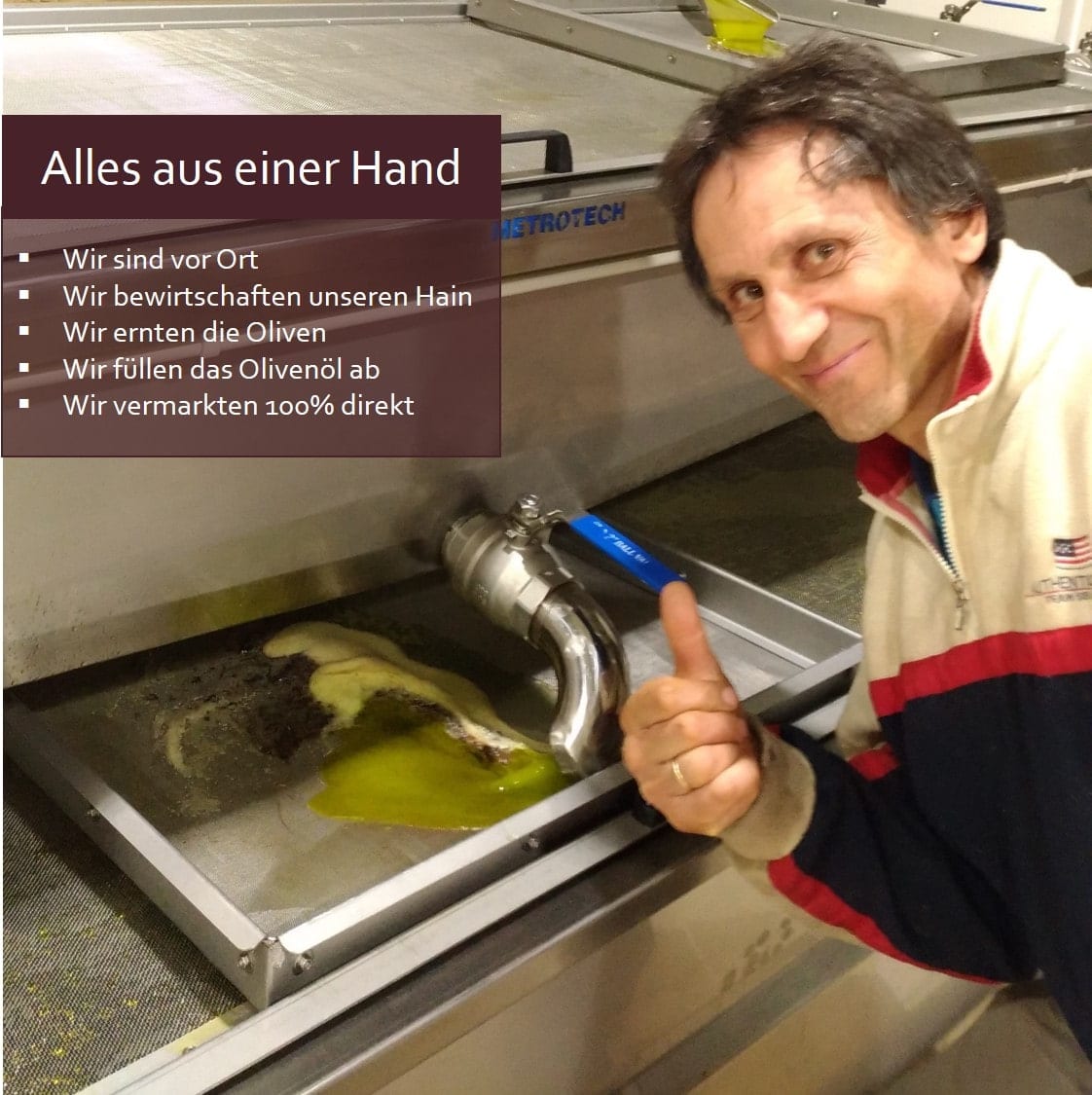 Aristos alles aus einer Hand hergestellt