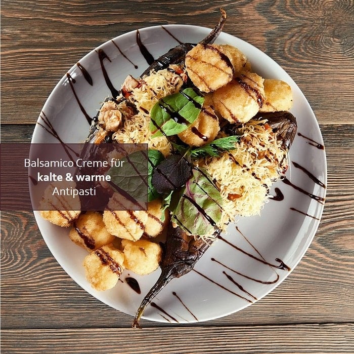 Balsamico Creme für warme und kalte Antipasti