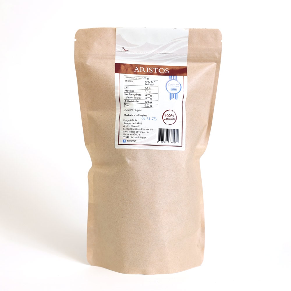 Bio Feigen getrocknet Griechenland Nährwertangaben aristos