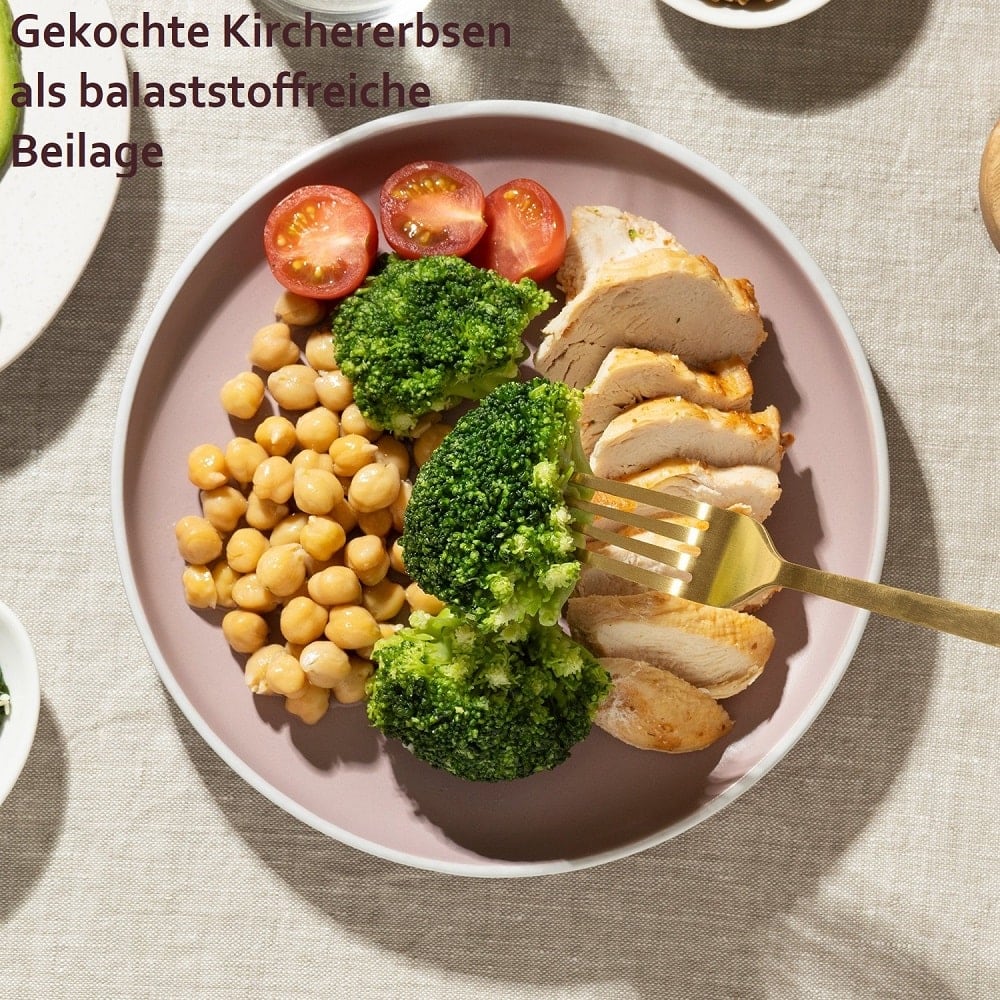 Bio Kirchererbsen als Beilage