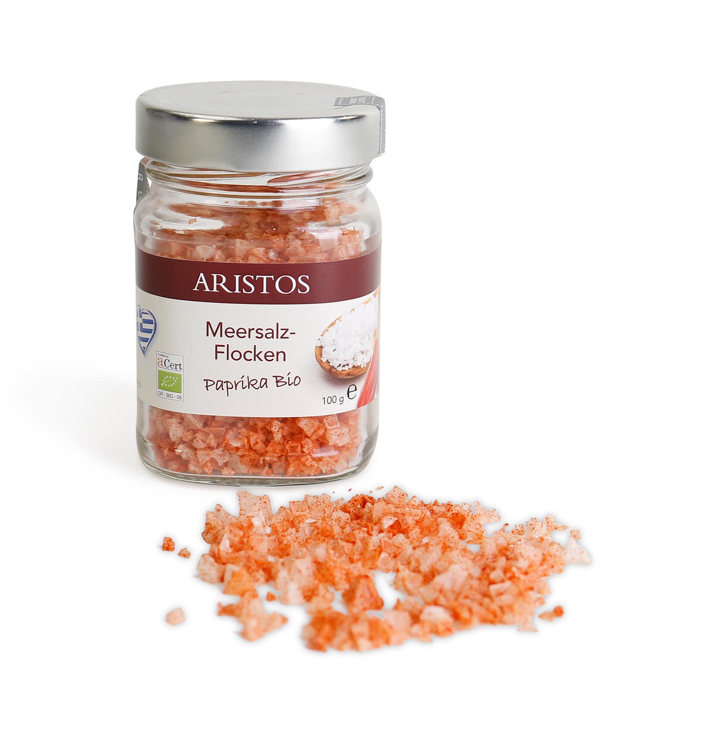 Bio Paprika finishing Salz aus Griechenland
