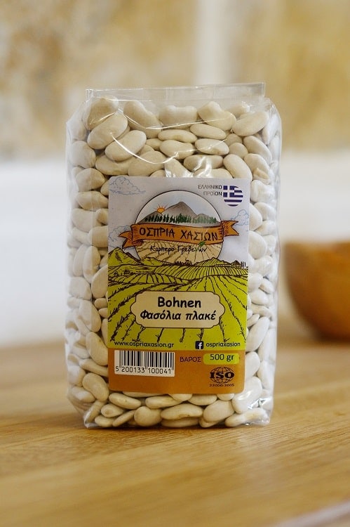 Griechische Bohnen für Bohnensuppe