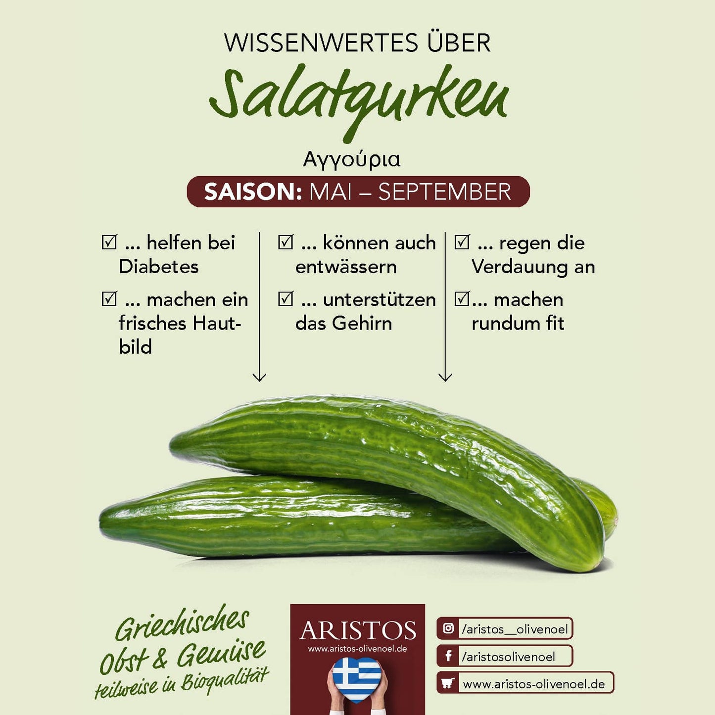 Datenblatt Gurken