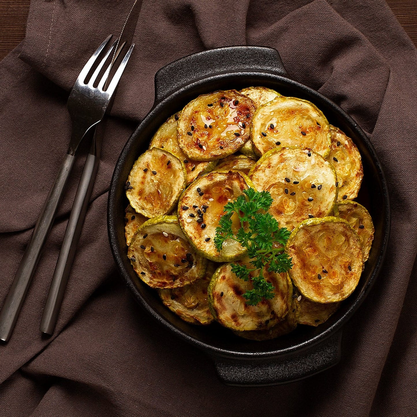 Gegrillte Bio Zucchini