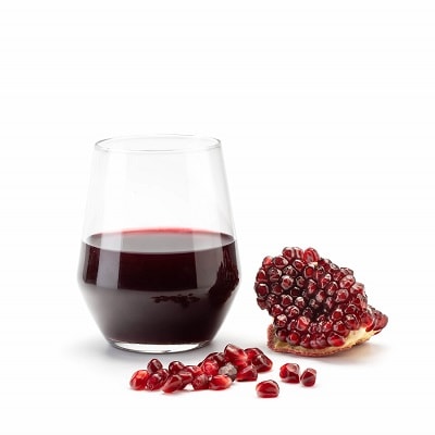 Granatapfelsaft im Glas