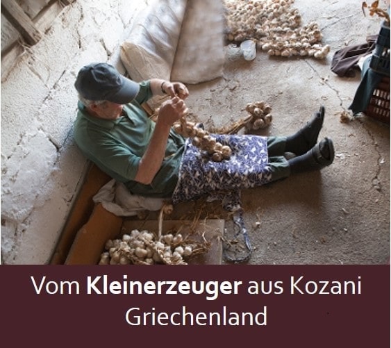 Knoblauchketten aus Griechenland