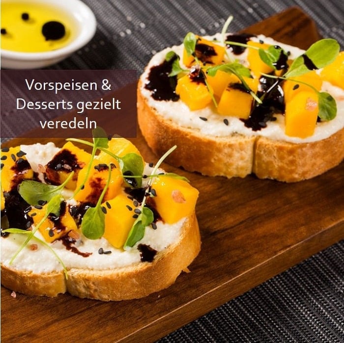 Mit Balsamico Creme veredeln