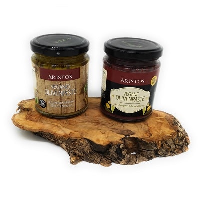 Olivenpaste grün schwarz