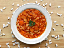 Original griechische Bohnensuppe mit Karotte