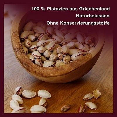 Pistazien in Holzschale