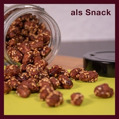 Karamellisierter Snack