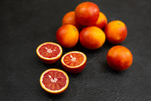 Exotic orange cara on a black background